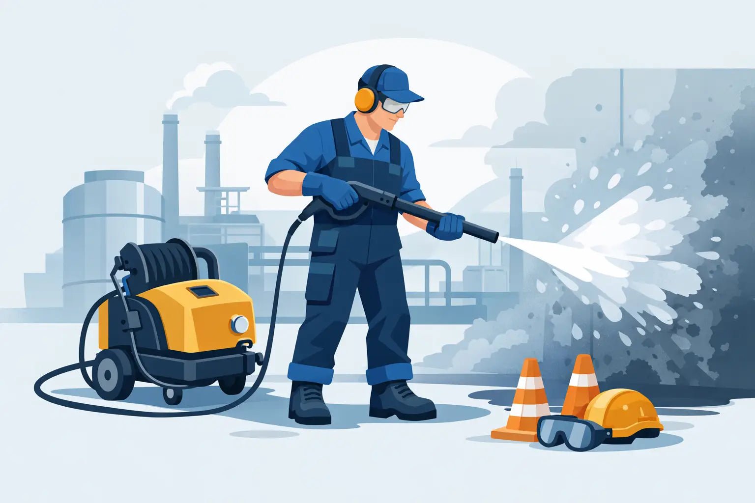 How to Use Industrial Pressure Washer Safely