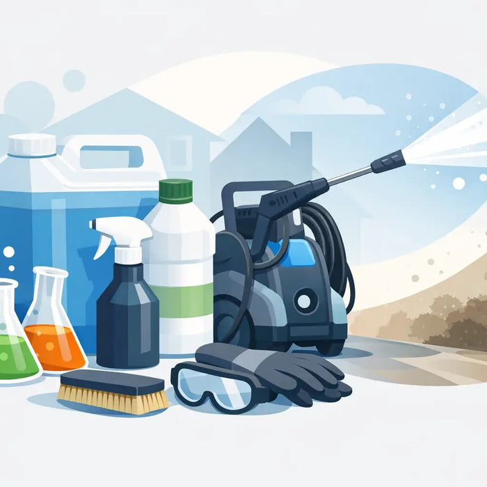 What Chemicals Do Professional Pressure Washers Use?