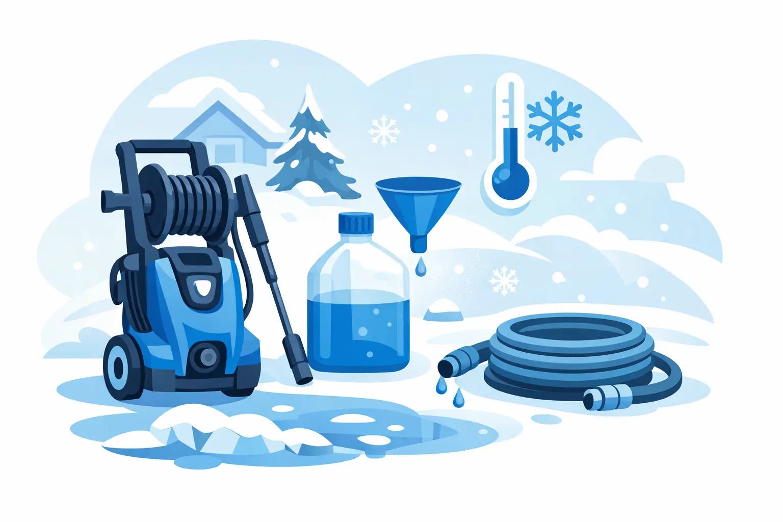 How to Winterise Pressure Washer Properly