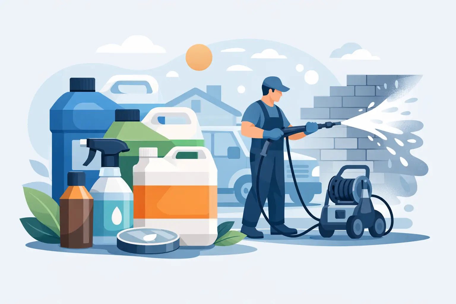 Best Pressure Washer Chemicals for Trade Jobs