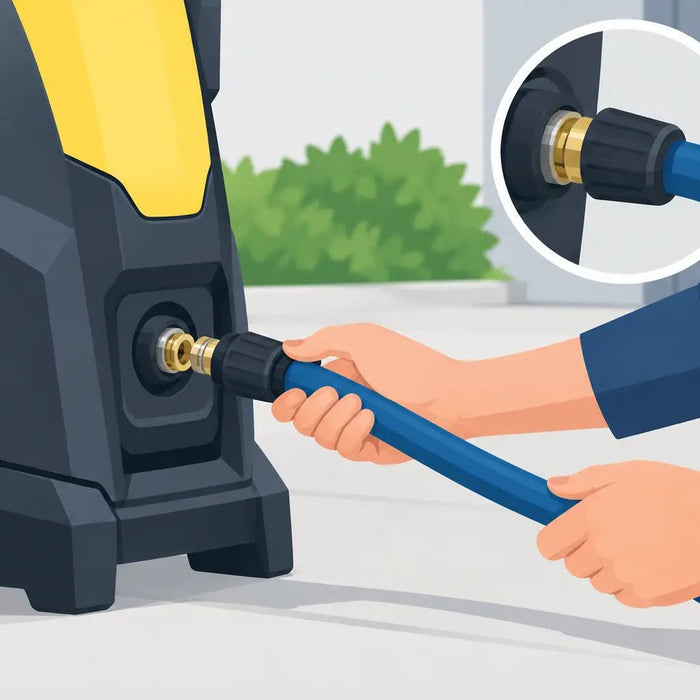 How to Fit a Pressure Washer Hose Properly