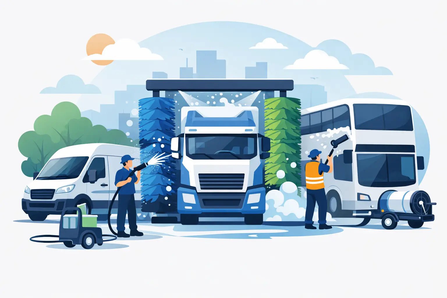 Best Fleet Washing Equipment for UK Operators