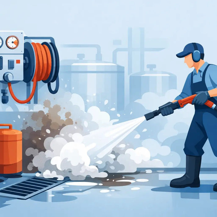 Hot Water Washdown Systems for Serious Cleaning