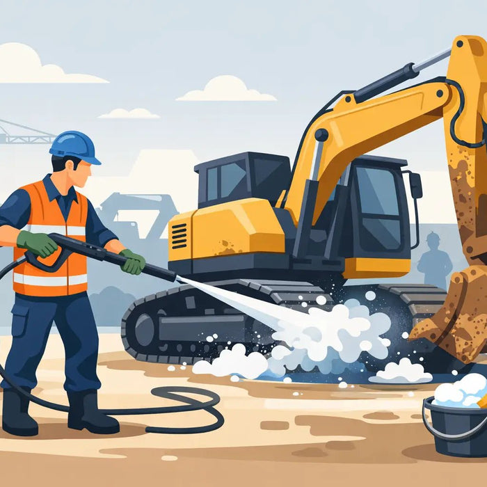 How to Clean Heavy Plant Safely on Site