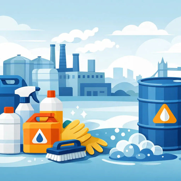 Industrial Cleaning Chemicals Guide for UK Sites