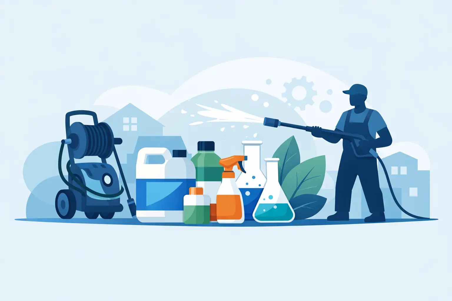 Pressure Washer Chemical Guide for Trade Jobs