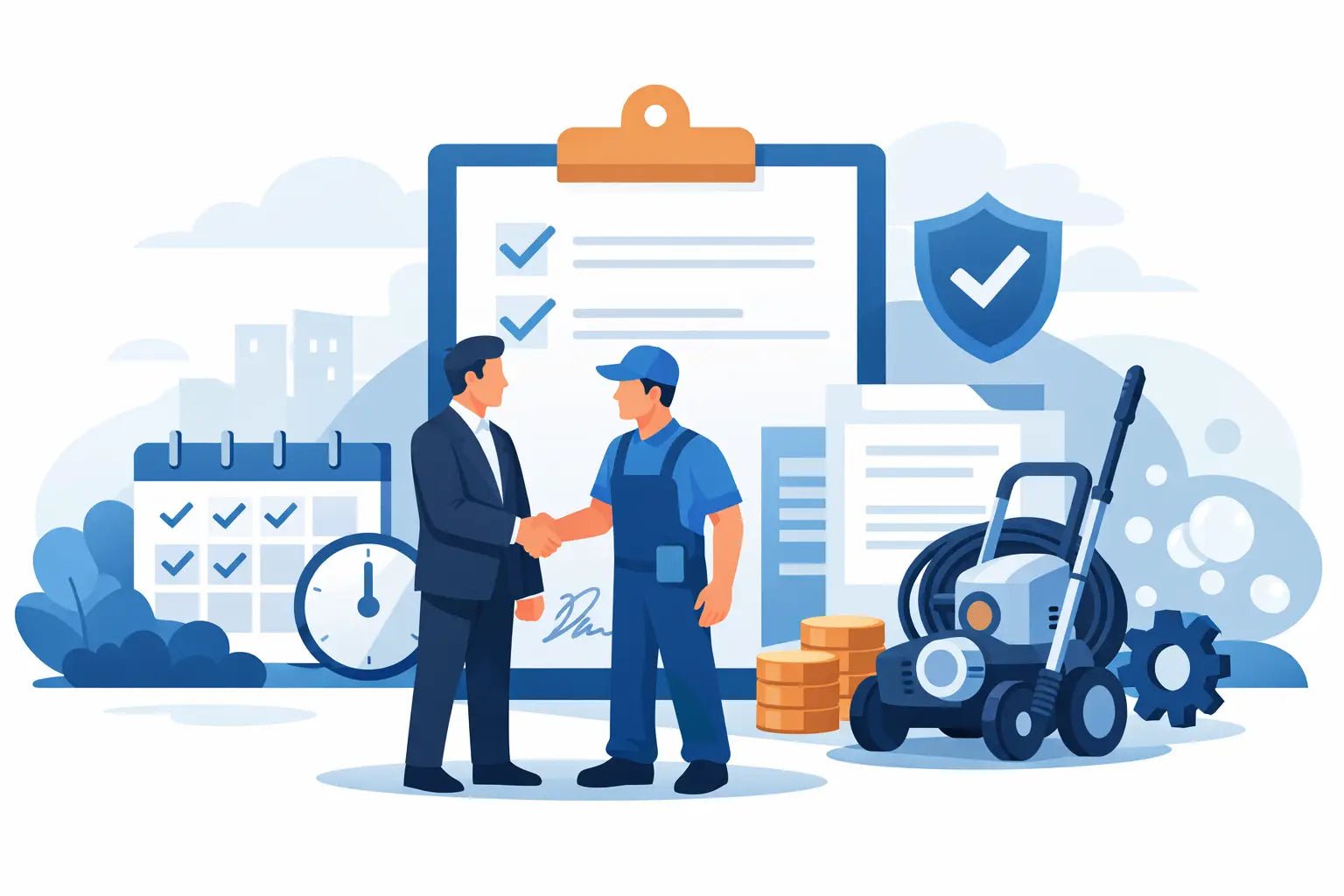Pressure Washer Service Contracts That Work