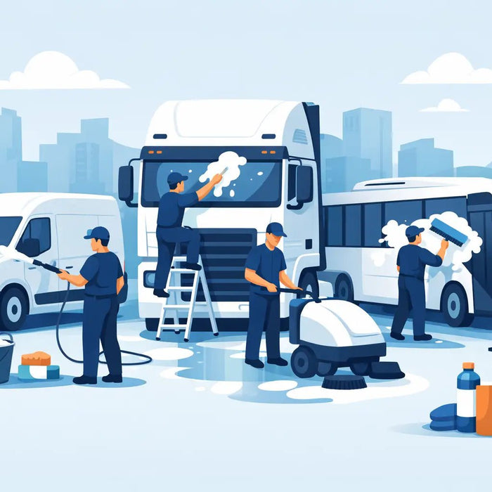 How to Clean Transport Fleets Efficiently