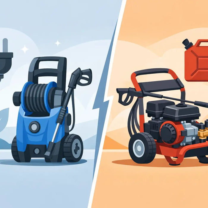 Electric vs Petrol Pressure Washers