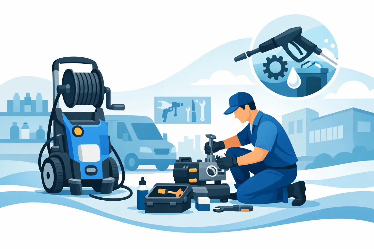 Guide to Pressure Washer Servicing for Trade Use