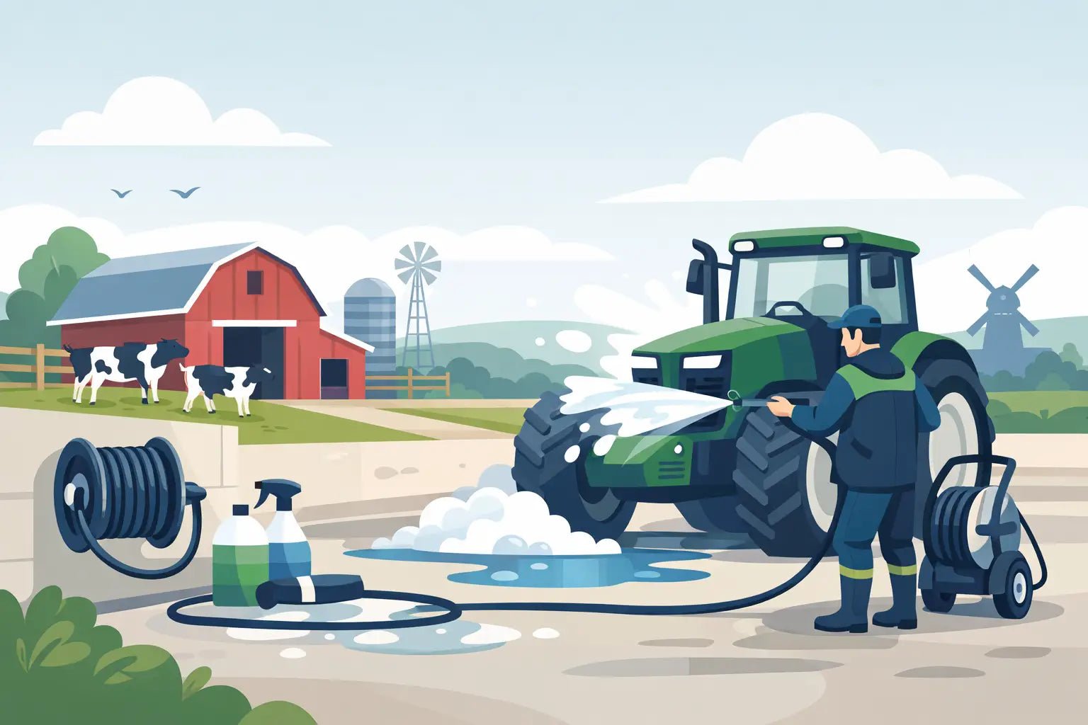 Best Washdown Equipment for Farms in the UK