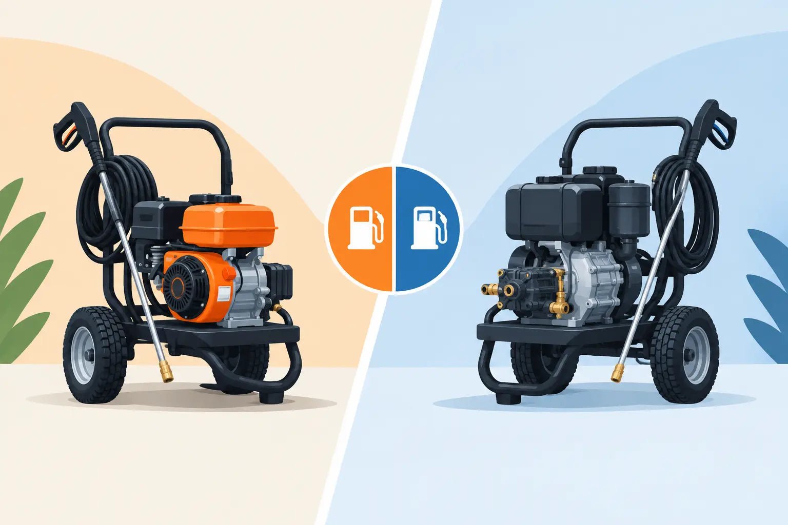 Petrol Washer Versus Diesel Washer Compared