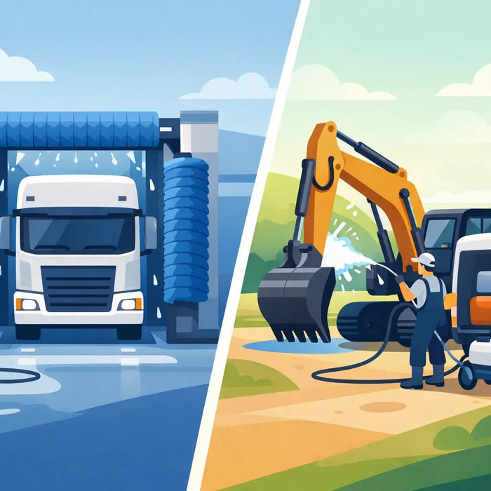 Static vs Mobile Wash Systems for Your Site