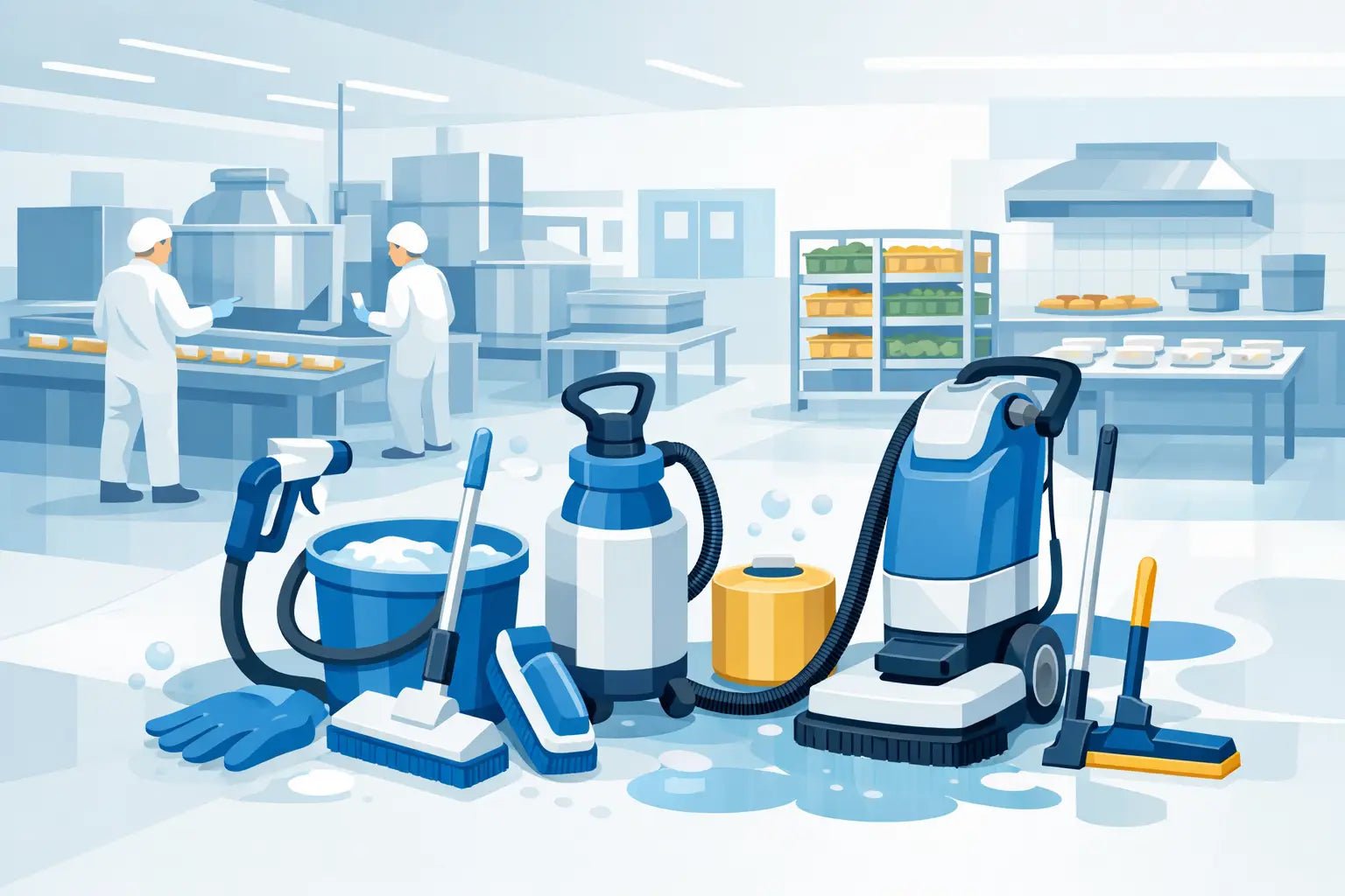 Food Safe Cleaning Equipment for UK Food Sites