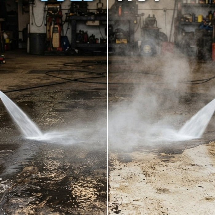 Hot vs Cold Pressure Washer – Which Removes Grease Faster?