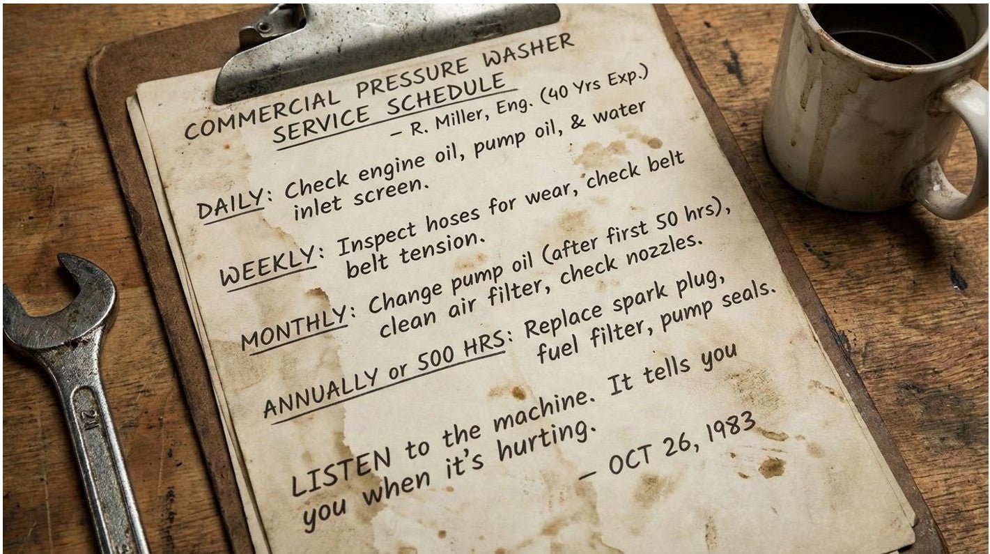 How Often Should You Service a Commercial Pressure Washer