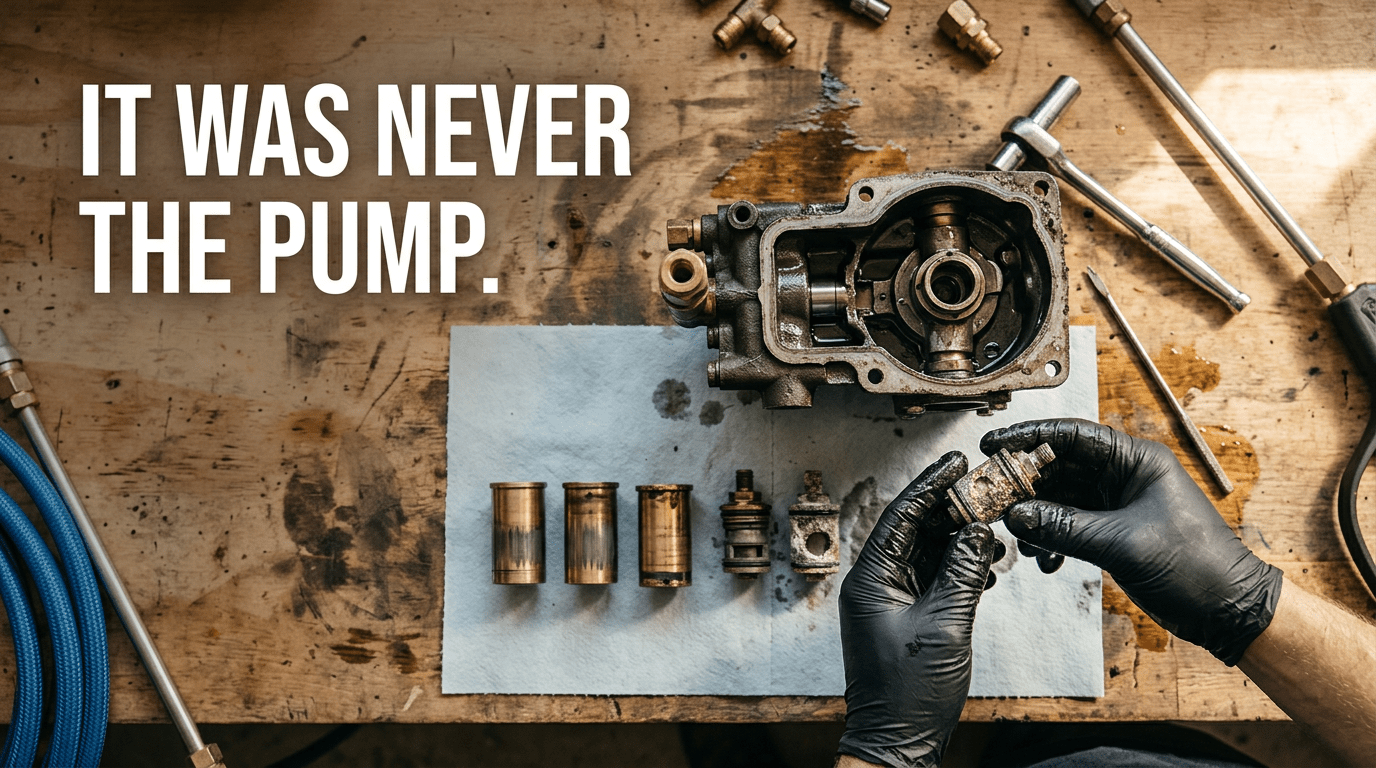 Nine Times Out Of Ten It Is The Water, Not The Pump