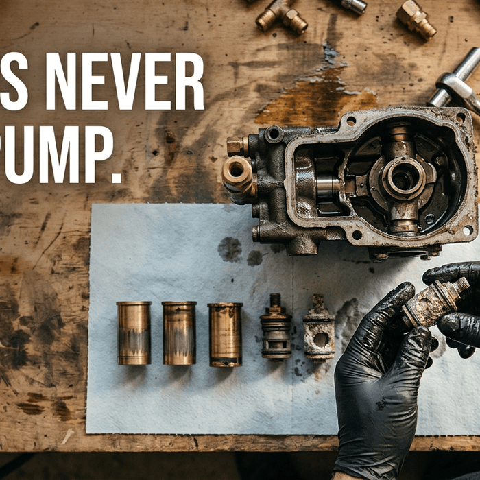 Nine Times Out Of Ten It Is The Water, Not The Pump