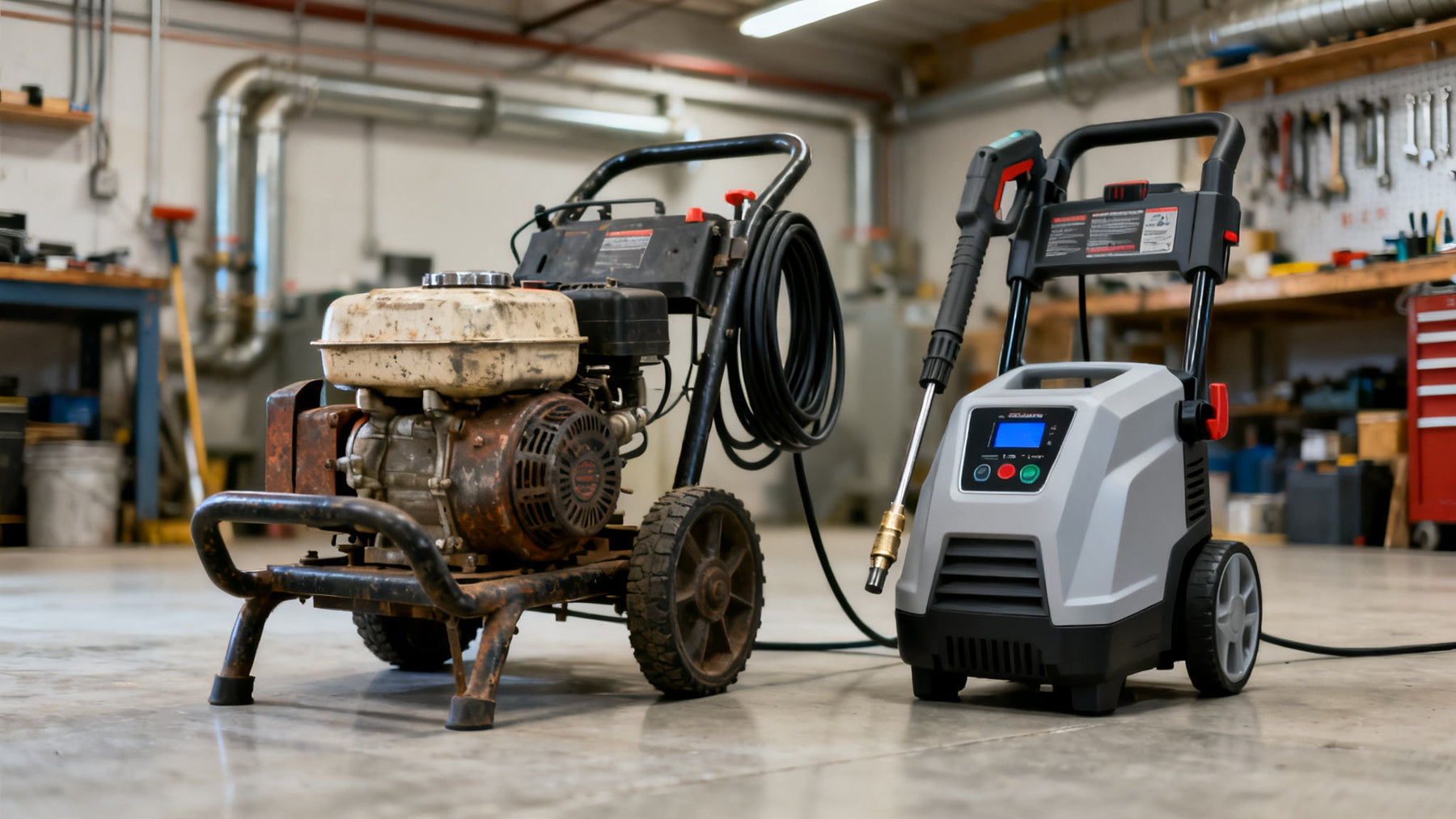 Petrol vs Electric Pressure Washer Comparison Guide