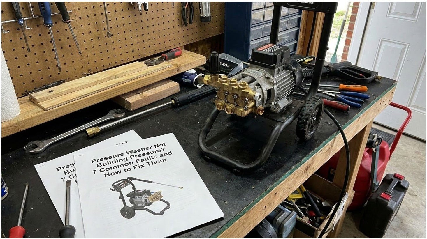 Pressure Washer Not Building Pressure – 7 Common Faults and Fixes