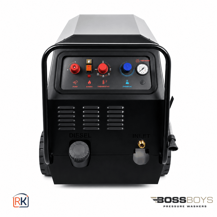 BOSSBOYS MHD12100 Mobile Hot Water Pressure Washer 100 Bar