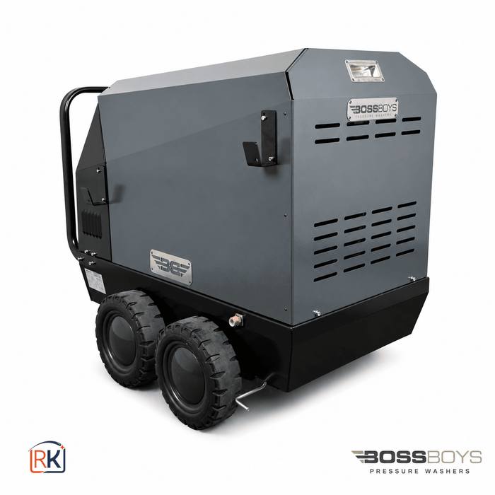 BOSSBOYS MHD15200 Mobile Hot Water Pressure Washer 200 Bar