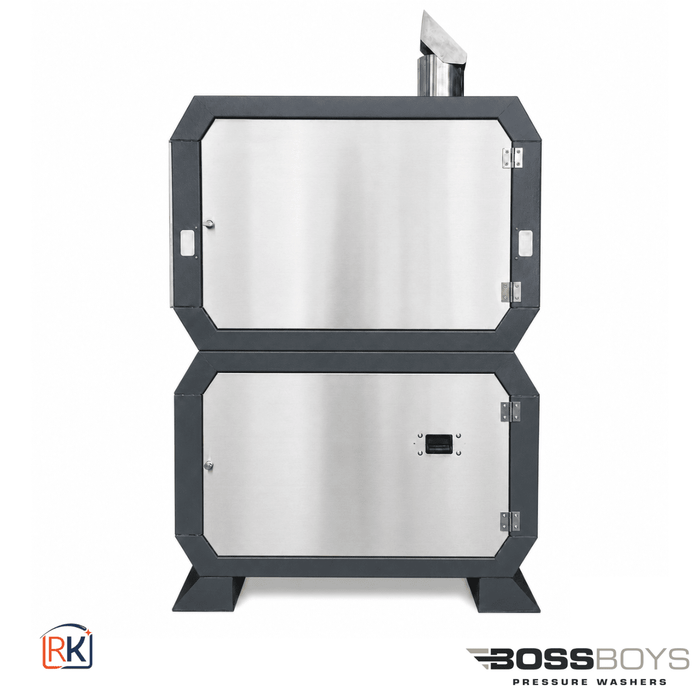 BossBoys SD12100HR Industrial Hot Water Pressure Washer 100 Bar 12L/min Diesel 3 Phase