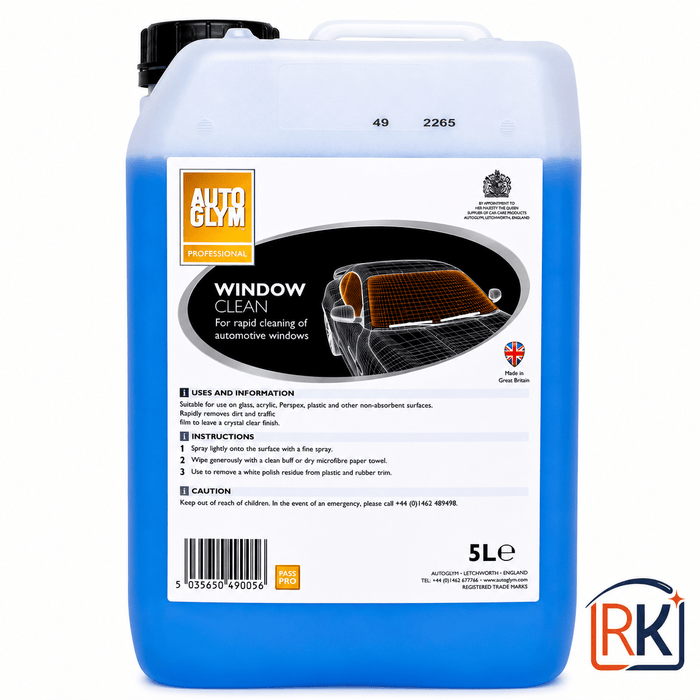 Autoglym Window Clean 5L - Professional Glass & Plastic Cleaner