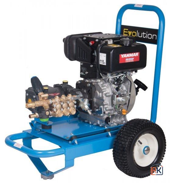 Evolution 2 Yanmar Diesel Pressure Washer 150 Bar 15 L/min Heavy Duty Professional Cleaner