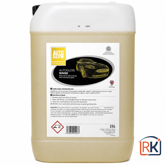 Autoglym Autogloss Rinse 25L Drying Aid