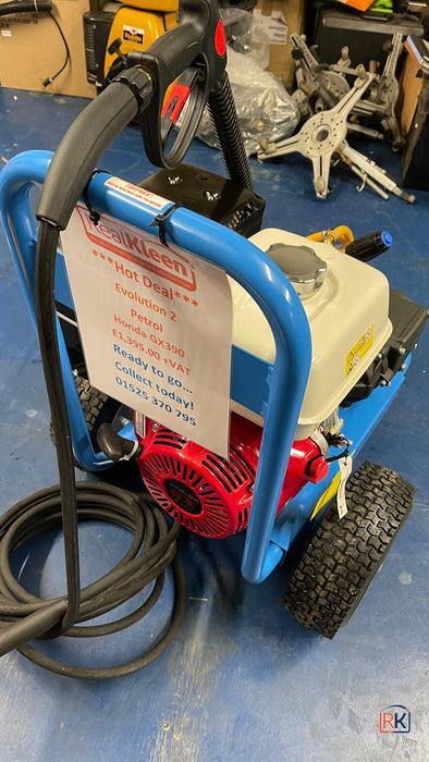 Evolution 2 Honda GX390 Professional Petrol Pressure Washer 200 Bar 21 LPM