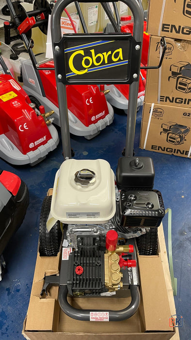 Cobra Honda GX160 Professional Petrol Pressure Washer 150 Bar 12 L/min Heavy Duty