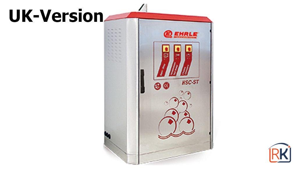 Ehrle HSC823 UK-INOX Professional Diesel Hot Water Pressure Washer 120 Bar 12 L/min Stainless Steel