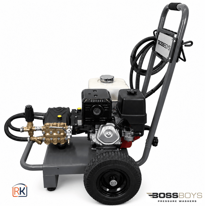 BOSSBOYS PM15250 Professional Mobile Petrol Pressure Washer 250 Bar
