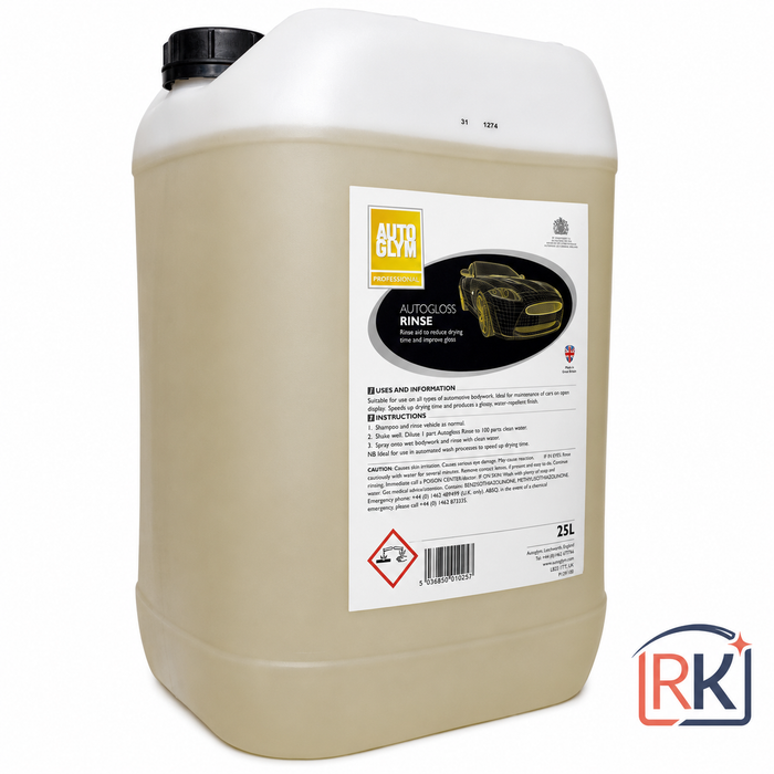 Autoglym Autogloss Rinse 25L Drying Aid