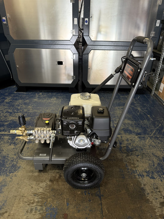 BOSS BOYS PM21200 Mobile Petrol Pressure Washer 200 Bar 21L/min Honda GX390 - RealKleen LTD