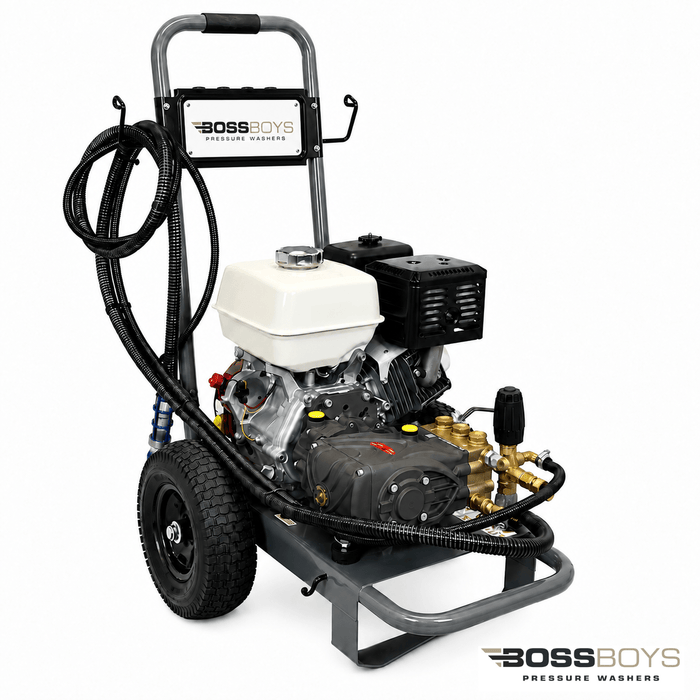 BOSSBOYS PM15250 Professional Mobile Petrol Pressure Washer 250 Bar
