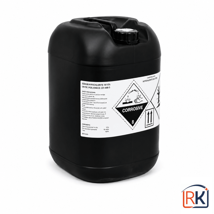 Real-Hypo Professional Sodium Hypochlorite 14/15% 25L Concentrated Cleaner