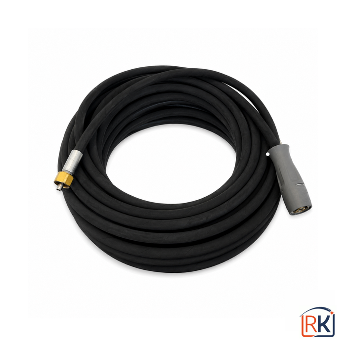 kranzle 20m DN8 Single Wire Steel Braided High Pressure Hose