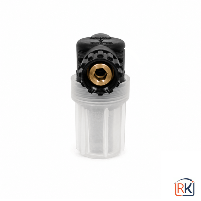 Kranzle Inline Water Filter 3/4" Brass Inlet Pressure Washer Filter