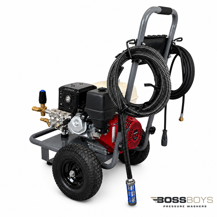BOSSBOYS PM21200 Mobile Petrol Pressure Washer