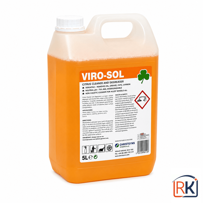 Citrus Cleaner & Degreaser 5L Industrial Biodegradable Heavy Duty Formula