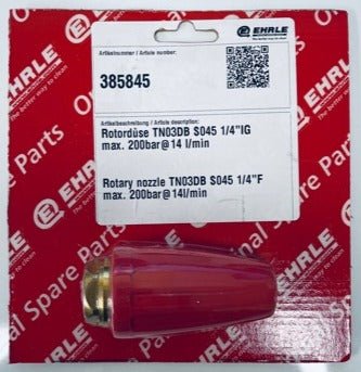 Ehrle Rotary Turbo Nozzle 1/4" Female 200 Bar Part 385845 Genuine Dirtkiller - RealKleen LTD