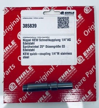 Ehrle Quick Release Coupling 1/4" Male Stainless Steel Part 385839 Genuine - RealKleen LTD