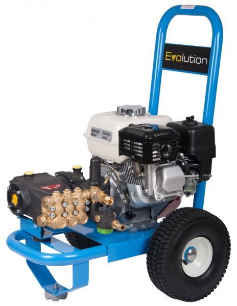 Evolution 2 Honda GX200 Petrol Pressure Washer 150-250 Bar Interpump 58 Heavy Duty - RealKleen LTD